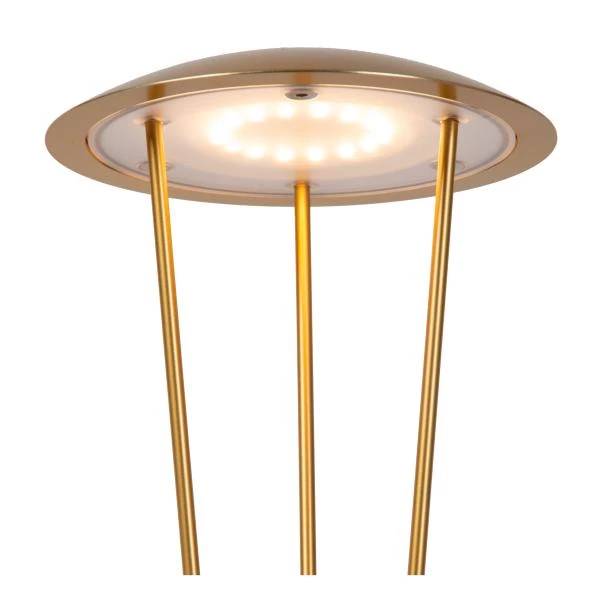 Lucide RENEE - Rechargeable Table lamp Outdoor - Battery - Ø 12,3 cm - LED Dim. - 1x2,2W 2700K/3000K - IP54 - With wireless charging pad - Matt Gold / Brass - detail 1